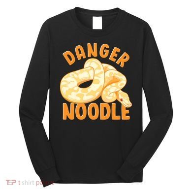 Funny Danger Noodle Snake Boy Snakes Meme Ball Python Long Sleeve Shirt