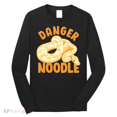 Funny Danger Noodle Snake Boy Snakes Meme Ball Python Long Sleeve Shirt