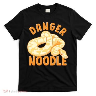 Funny Danger Noodle Snake Boy Snakes Meme Ball Python T-Shirt