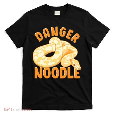 Funny Danger Noodle Snake Boy Snakes Meme Ball Python T-Shirt