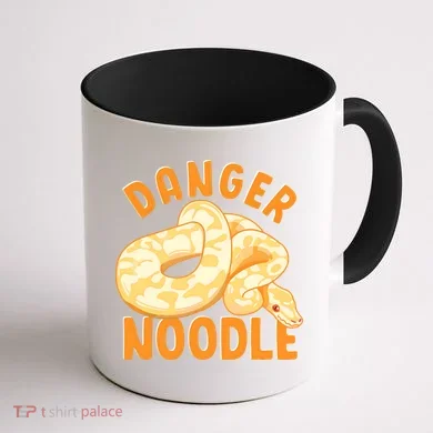 Funny Danger Noodle Snake Boy Snakes Meme Ball Python Coffee Mug back