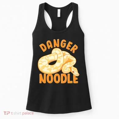 Funny Danger Noodle Snake Boy Snakes Meme Ball Python Women's Tank Top