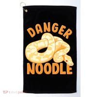 Funny Danger Noodle Snake Boy Snakes Meme Ball Python Golf Towel thumb 0