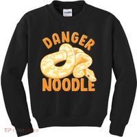 Funny Danger Noodle Snake Boy Snakes Meme Ball Python Kids Sweatshirt thumb 0
