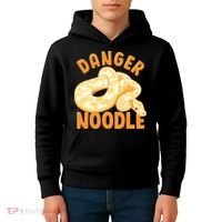 Funny Danger Noodle Snake Boy Snakes Meme Ball Python Kids Hoodie thumb 4