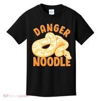 Funny Danger Noodle Snake Boy Snakes Meme Ball Python Kids T-Shirt thumb 0