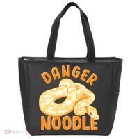 Funny Danger Noodle Snake Boy Snakes Meme Ball Python Tote Bag thumb 0