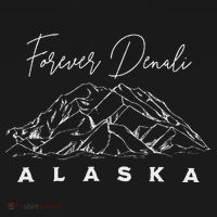 Forever Denali National Park Alaska USA-Made Doggie Bandana thumb 2