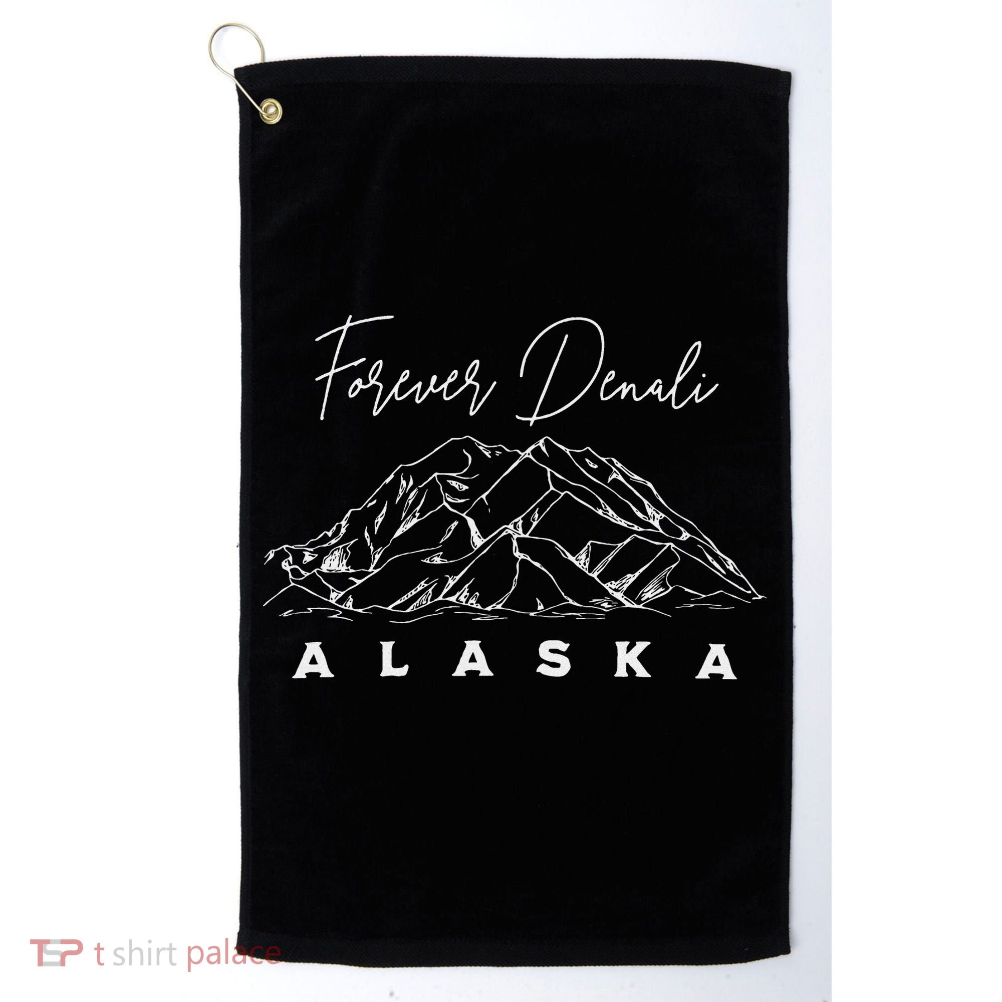 Forever Denali National Park Alaska Golf Towel