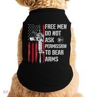 Free Do Not Ask Permission To Bear Arms Doggie Tank thumb 0