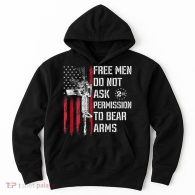 Free Do Not Ask Permission To Bear Arms Hoodie