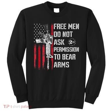 Free Do Not Ask Permission To Bear Arms Sweatshirt