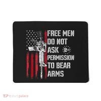 Free Do Not Ask Permission To Bear Arms Mousepad thumb 0