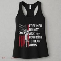 Free Do Not Ask Permission To Bear Arms Women's Tank Top thumb 3