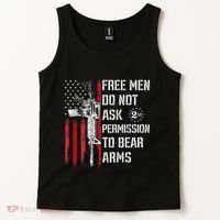 Free Do Not Ask Permission To Bear Arms Tank Top thumb 2
