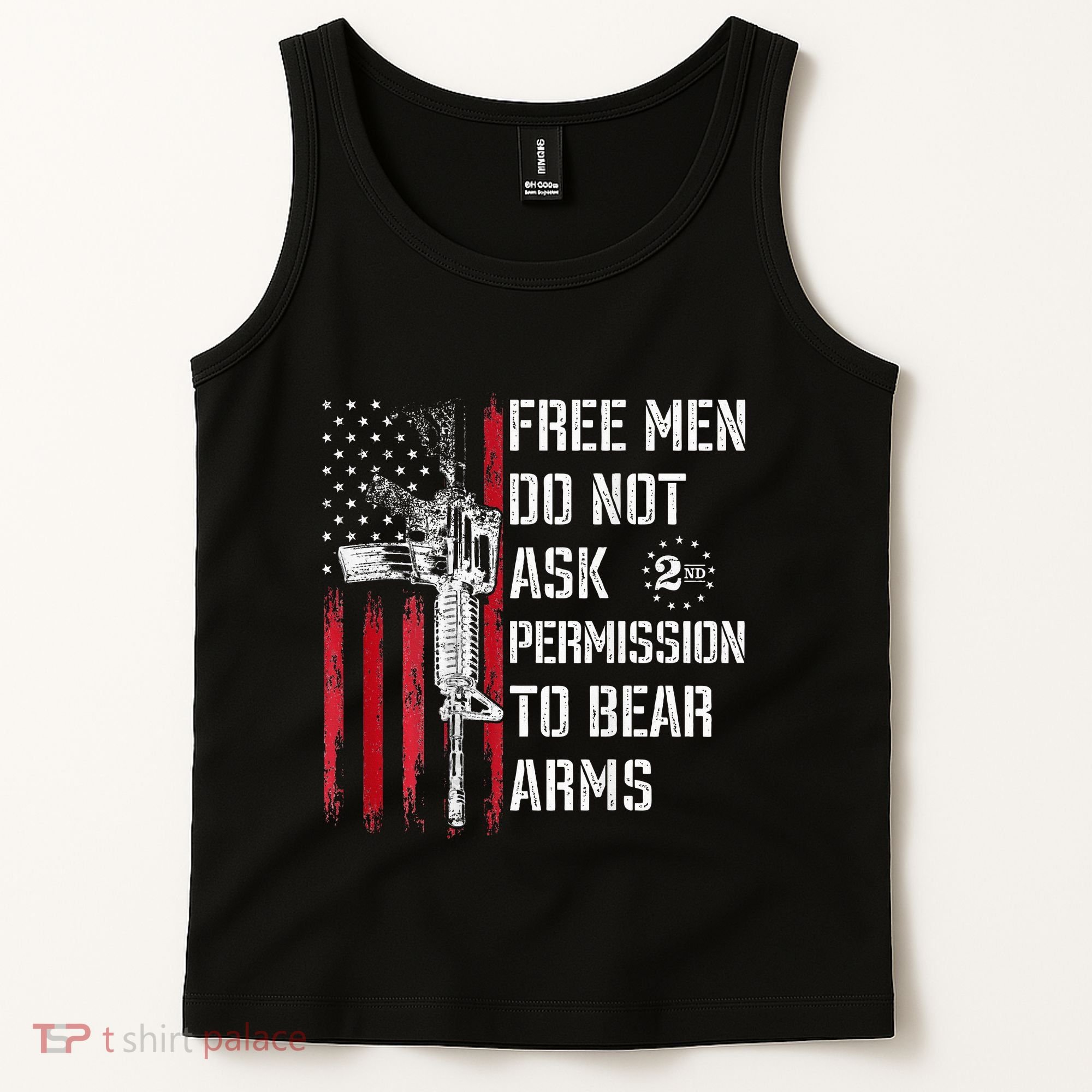 Free Do Not Ask Permission To Bear Arms Tank Top