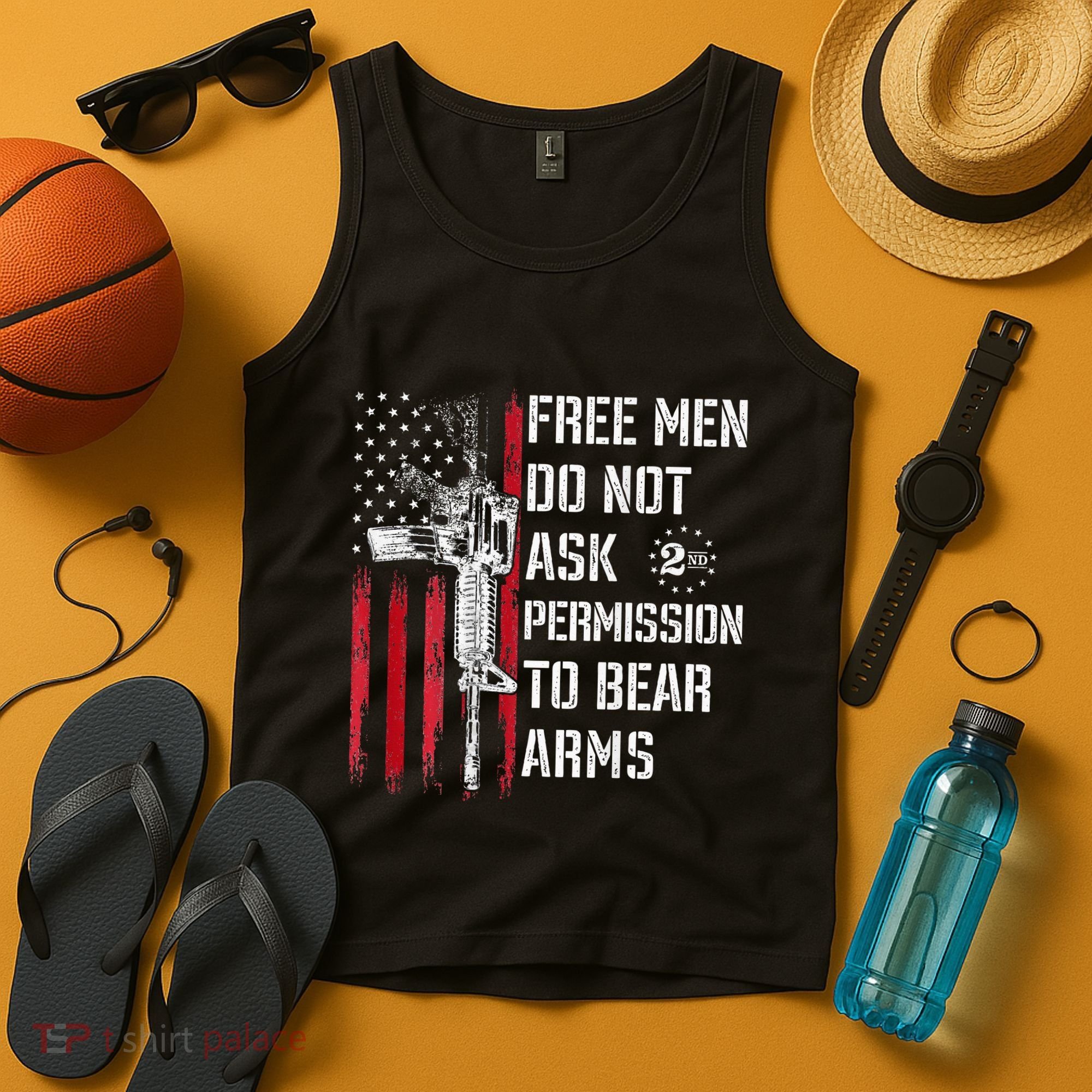 Free Do Not Ask Permission To Bear Arms Tank Top