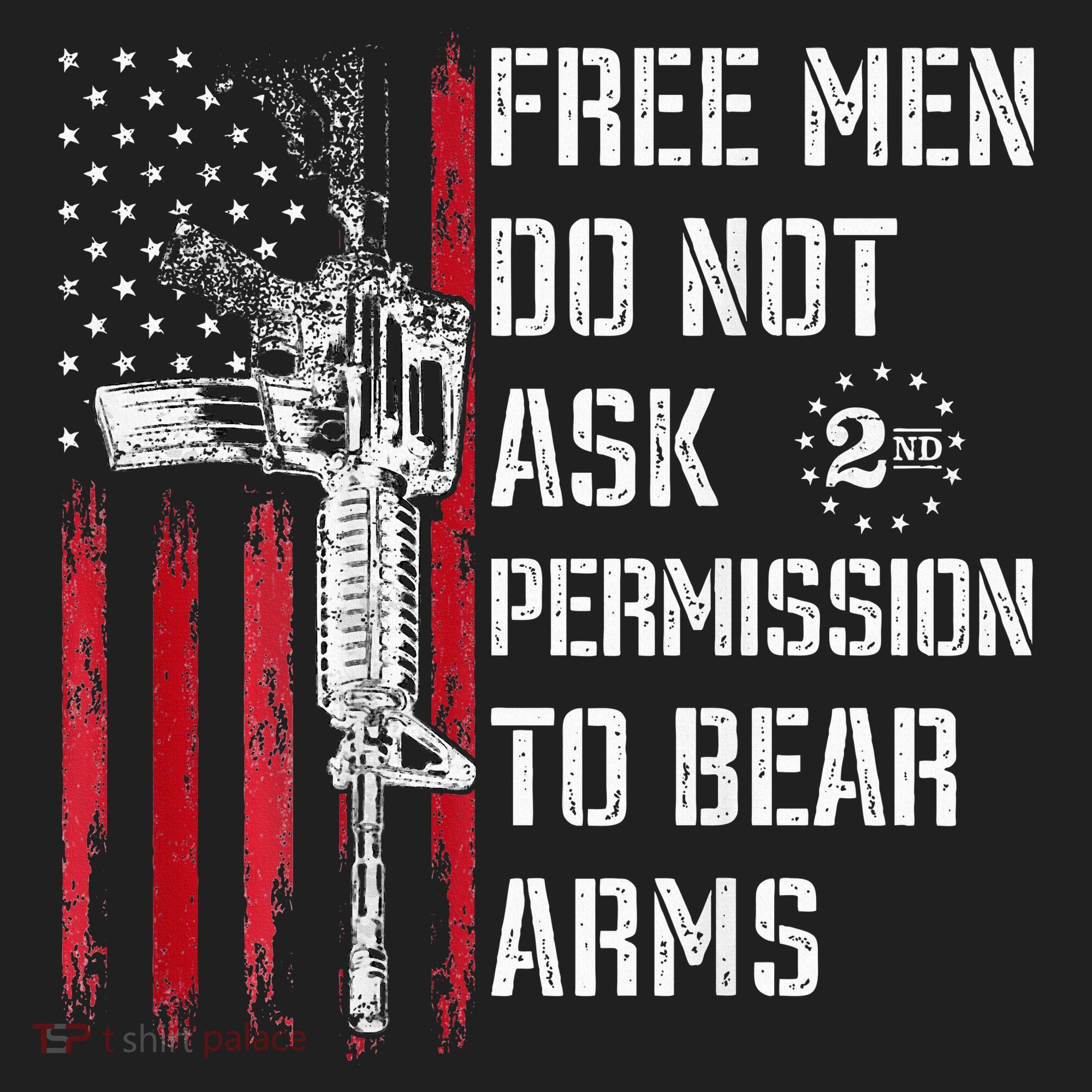 Free Do Not Ask Permission To Bear Arms Golf Towel