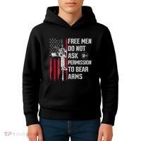 Free Do Not Ask Permission To Bear Arms Kids Hoodie thumb 4