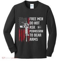Free Do Not Ask Permission To Bear Arms Kids Long Sleeve Shirt thumb 0