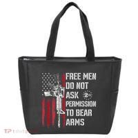 Free Do Not Ask Permission To Bear Arms Tote Bag thumb 0