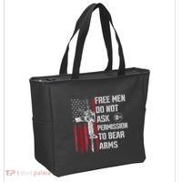 Free Do Not Ask Permission To Bear Arms Tote Bag thumb 2