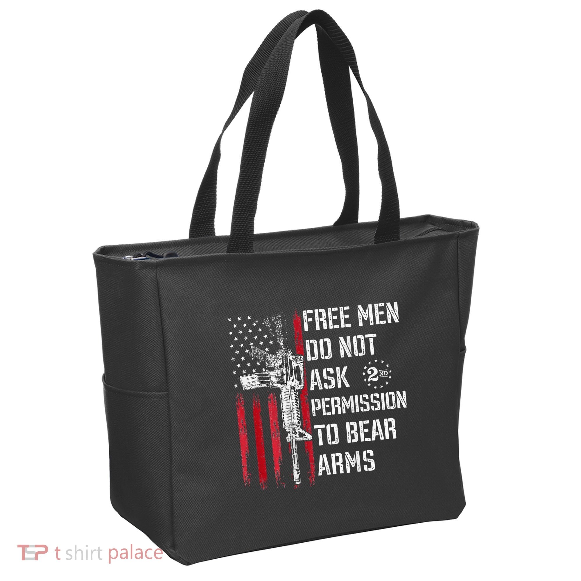 Free Do Not Ask Permission To Bear Arms Tote Bag