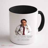 Funny Dr Nowzaradan Why You Eat So Much Meme Gift Coffee Mug thumb 1