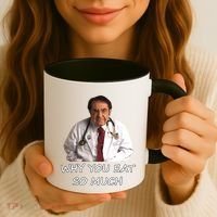 Funny Dr Nowzaradan Why You Eat So Much Meme Gift Coffee Mug thumb 3