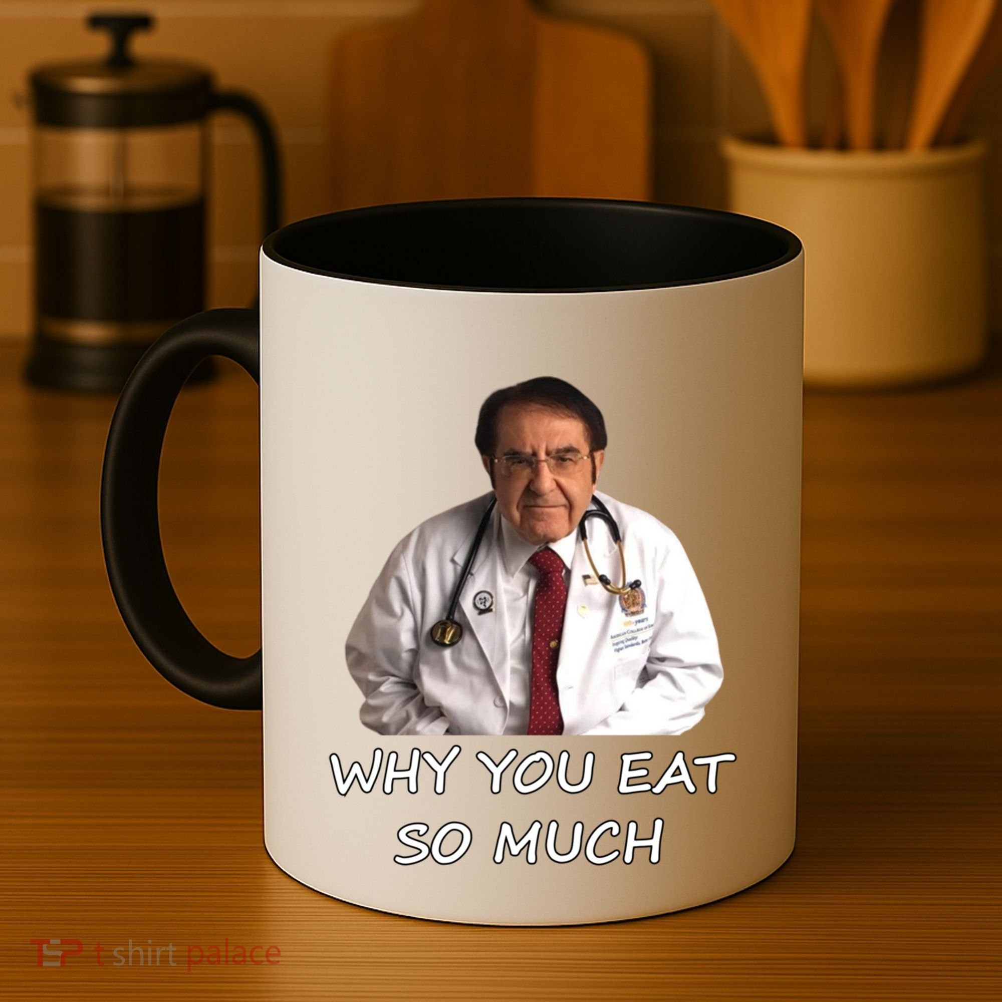 Funny Dr Nowzaradan Why You Eat So Much Meme Gift Coffee Mug