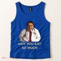 Funny Dr Nowzaradan Why You Eat So Much Meme Gift Tank Top thumb 2