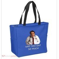 Funny Dr Nowzaradan Why You Eat So Much Meme Gift Tote Bag thumb 2