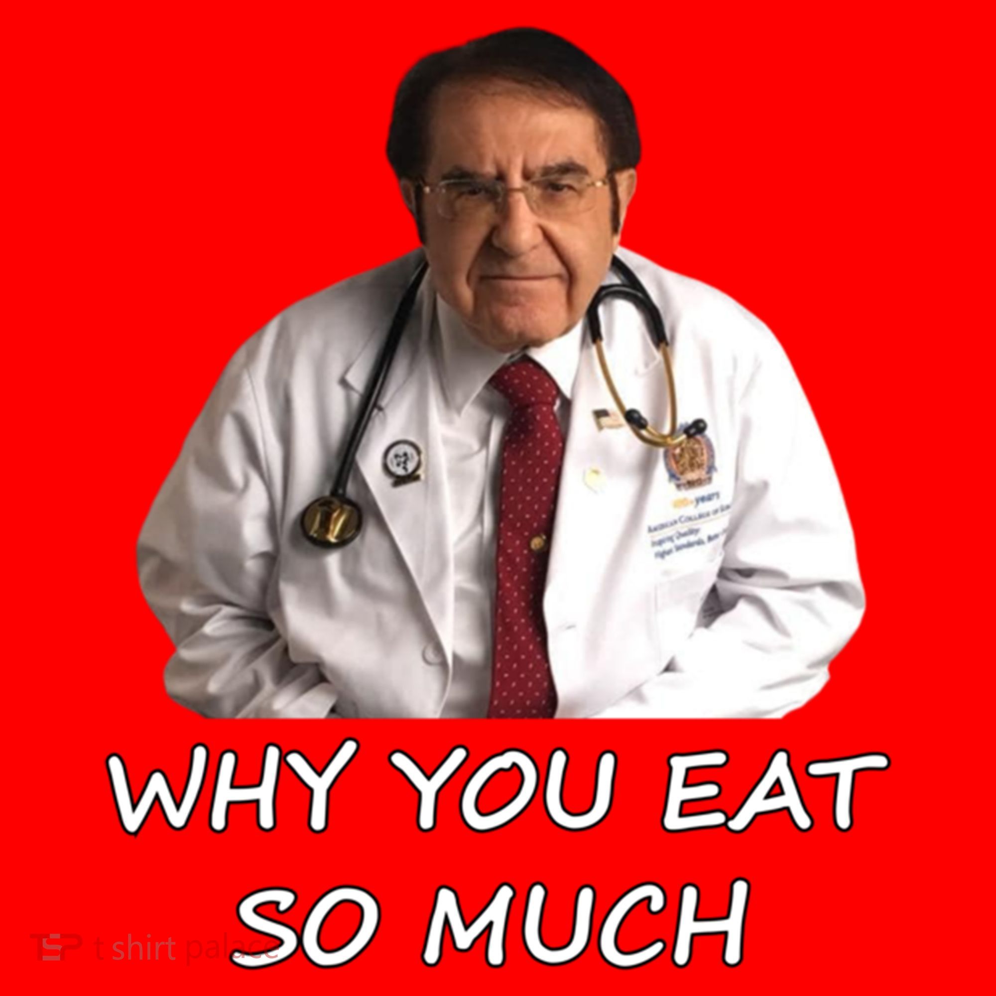Funny Dr Nowzaradan Why You Eat So Much Meme Gift Santa Hat