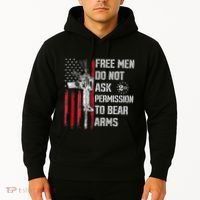 Free Do Not Ask Permission To Bear Arms Pro 2a Hoodie thumb 2