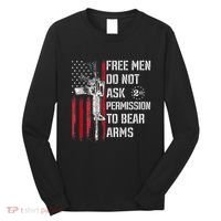 Free Do Not Ask Permission To Bear Arms Pro 2a Long Sleeve Shirt thumb 0