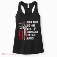 Free Do Not Ask Permission To Bear Arms Pro 2a Women's Tank Top thumb 0