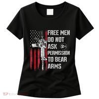 Free Do Not Ask Permission To Bear Arms Pro 2a Women's T-Shirt thumb 0