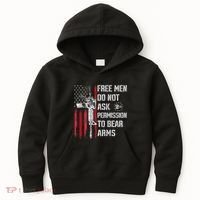 Free Do Not Ask Permission To Bear Arms Pro 2a Kids Hoodie thumb 0