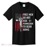 Free Do Not Ask Permission To Bear Arms Pro 2a Kids T-Shirt thumb 0