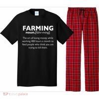 Farming Definition Noun Gift Funny Farmer Pajama Set thumb 0