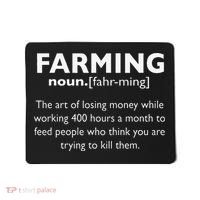 Farming Definition Noun Gift Funny Farmer Mousepad thumb 0