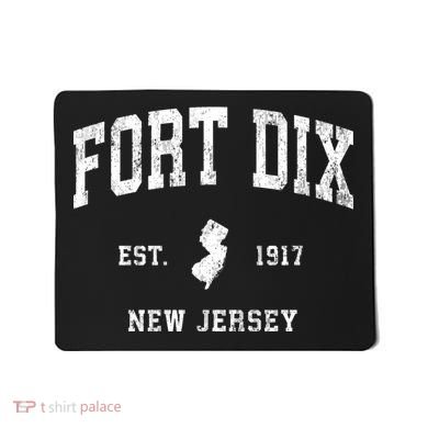 Fort Dix New Jersey Nj Vintage Athletic Mousepad