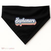 First Day Of School Sophomore High School 1st Day 10th Grade USA-Made Doggie Bandana thumb 0
