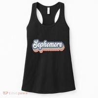 First Day Of School Sophomore High School 1st Day 10th Grade Women's Tank Top thumb 0
