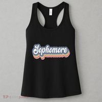 First Day Of School Sophomore High School 1st Day 10th Grade Women's Tank Top thumb 3