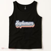 First Day Of School Sophomore High School 1st Day 10th Grade Tank Top thumb 2