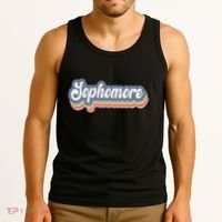First Day Of School Sophomore High School 1st Day 10th Grade Tank Top thumb 3