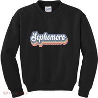 First Day Of School Sophomore High School 1st Day 10th Grade Kids Sweatshirt thumb 0