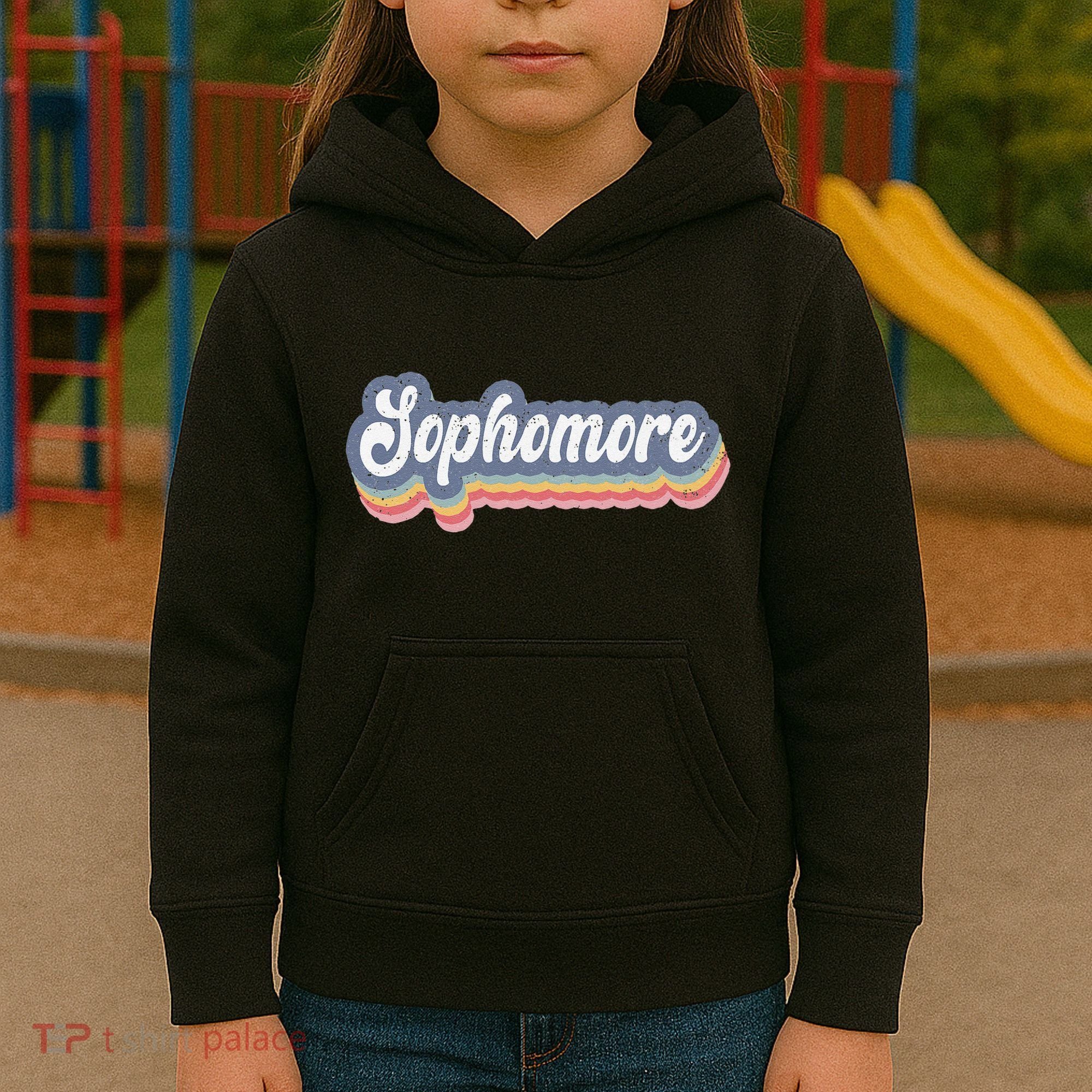 First Day Of School Sophomore High School 1st Day 10th Grade Kids Hoodie
