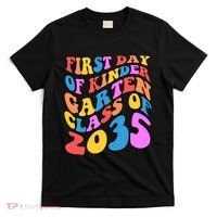 First Day Of Kindergarten Class Of 2035 Colorful T-Shirt thumb 0